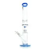 WEGE Percolator Ice Catcher Tall Straight Glass Bong 41cm Lavender -Glass Smoke Store wg41A54 wege percolator ice catcher slider all glass bong lavender1
