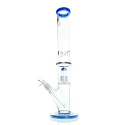 WEGE Percolator Ice Catcher Tall Straight Glass Bong 41cm Lavender